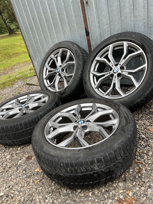 Alufelgi bmw 19 cali 5x112 z oponami zimowymi styling 694 x3 g01 G