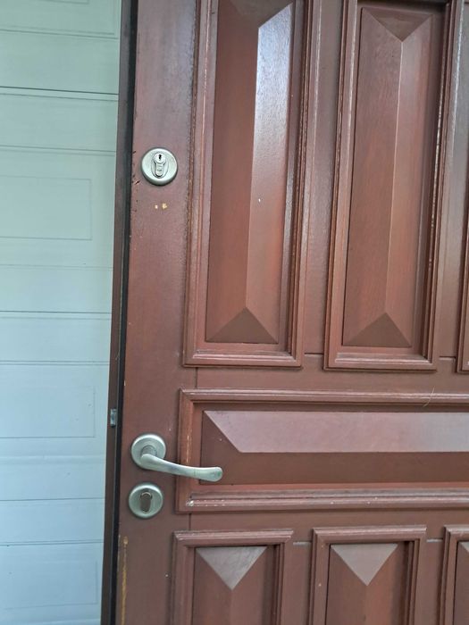 Drewniane skrzydło drzwiowe z demontażu