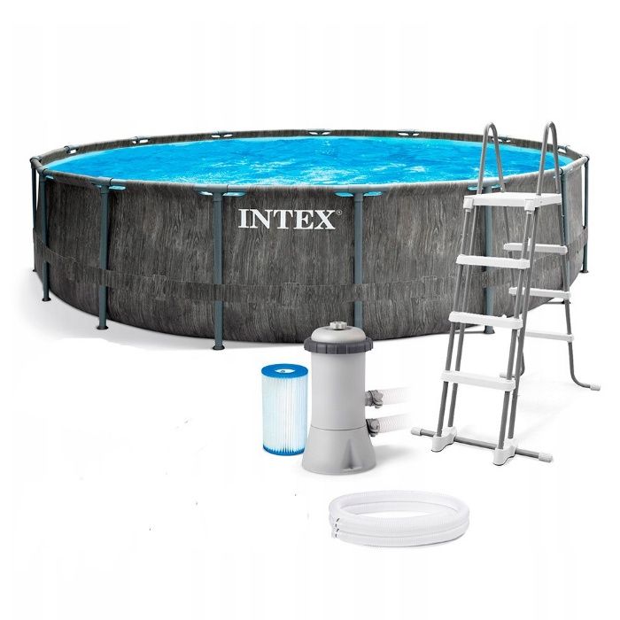 Круглый каркасный бассейн Intex, Bestway