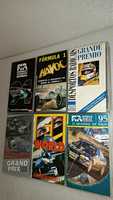 6 antigas cassetes oficiais VHS Formula 1 e Rally