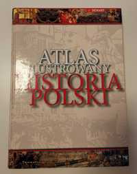 Książka Atlas ilustrowany "Historia Polski" Demart komunia