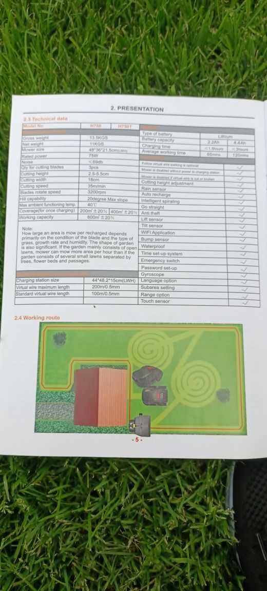 Robot koszący Devvis na 800m2