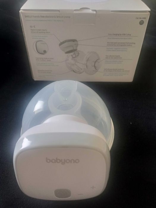 Laktator muszlowy BabyOno Shelly- hands free
