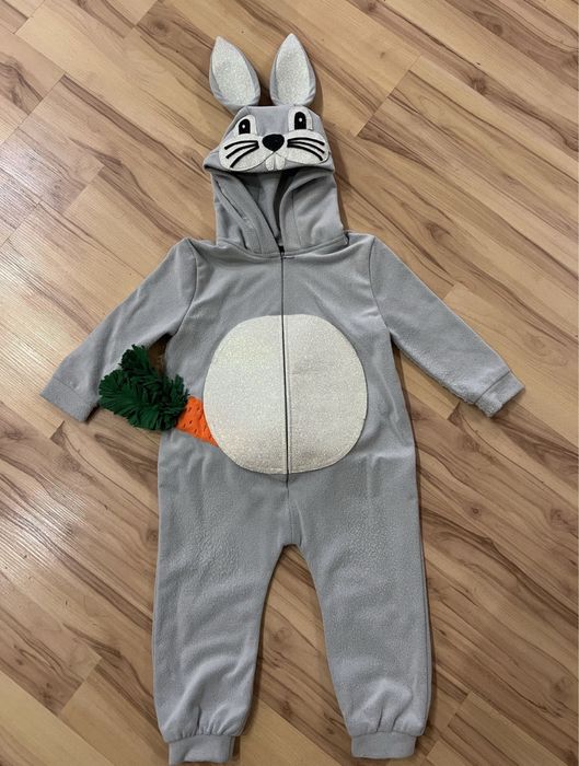 Новорічний костюм зайчика на 2-3 роки