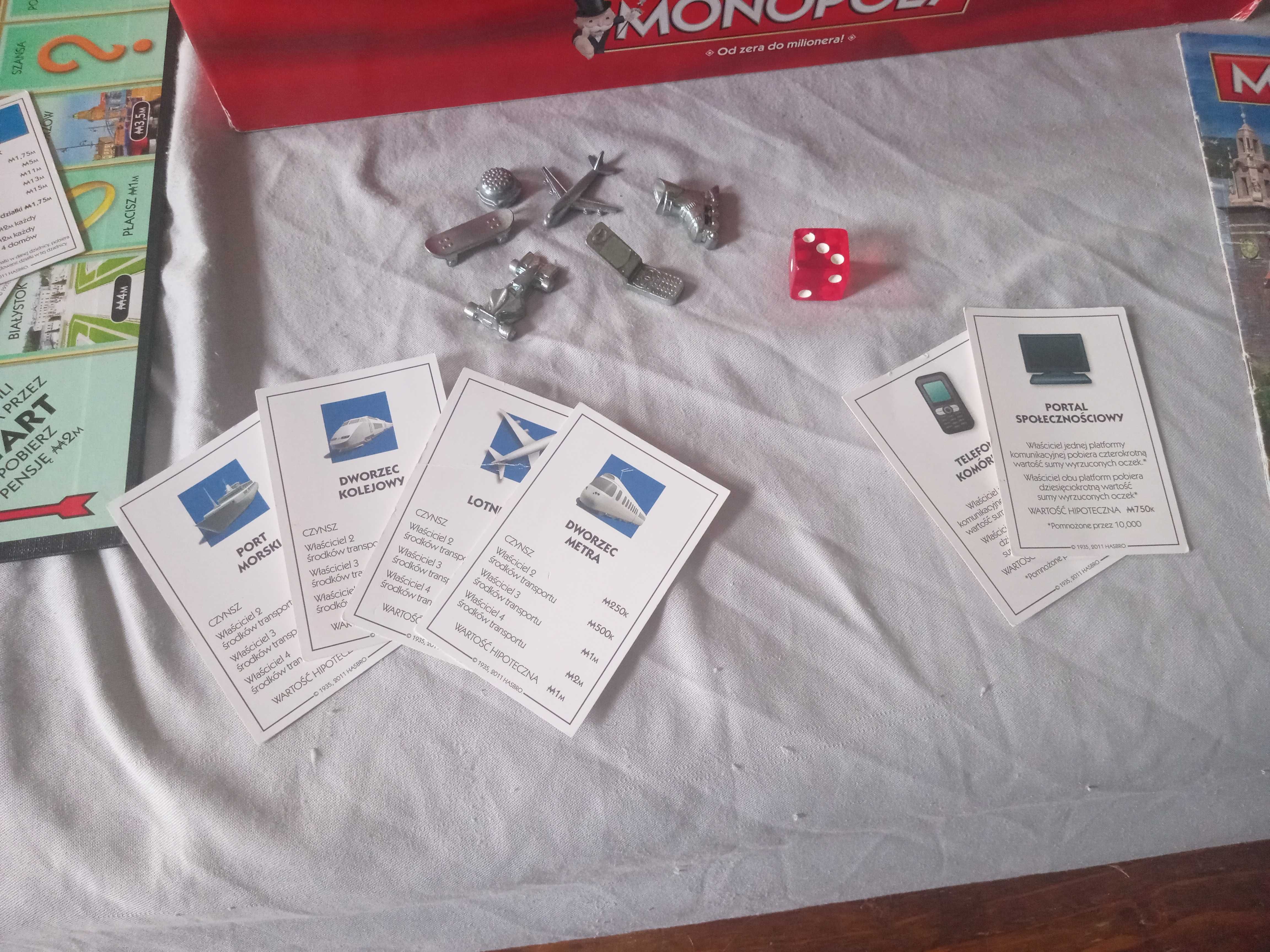 Gra planszowa Monopoly wersja polska