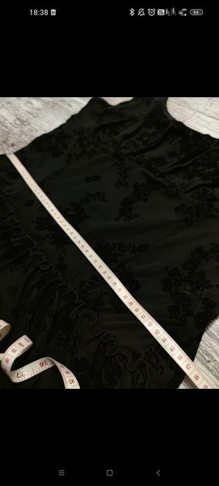 Sukienka Rita Ora Primark goth flokowana