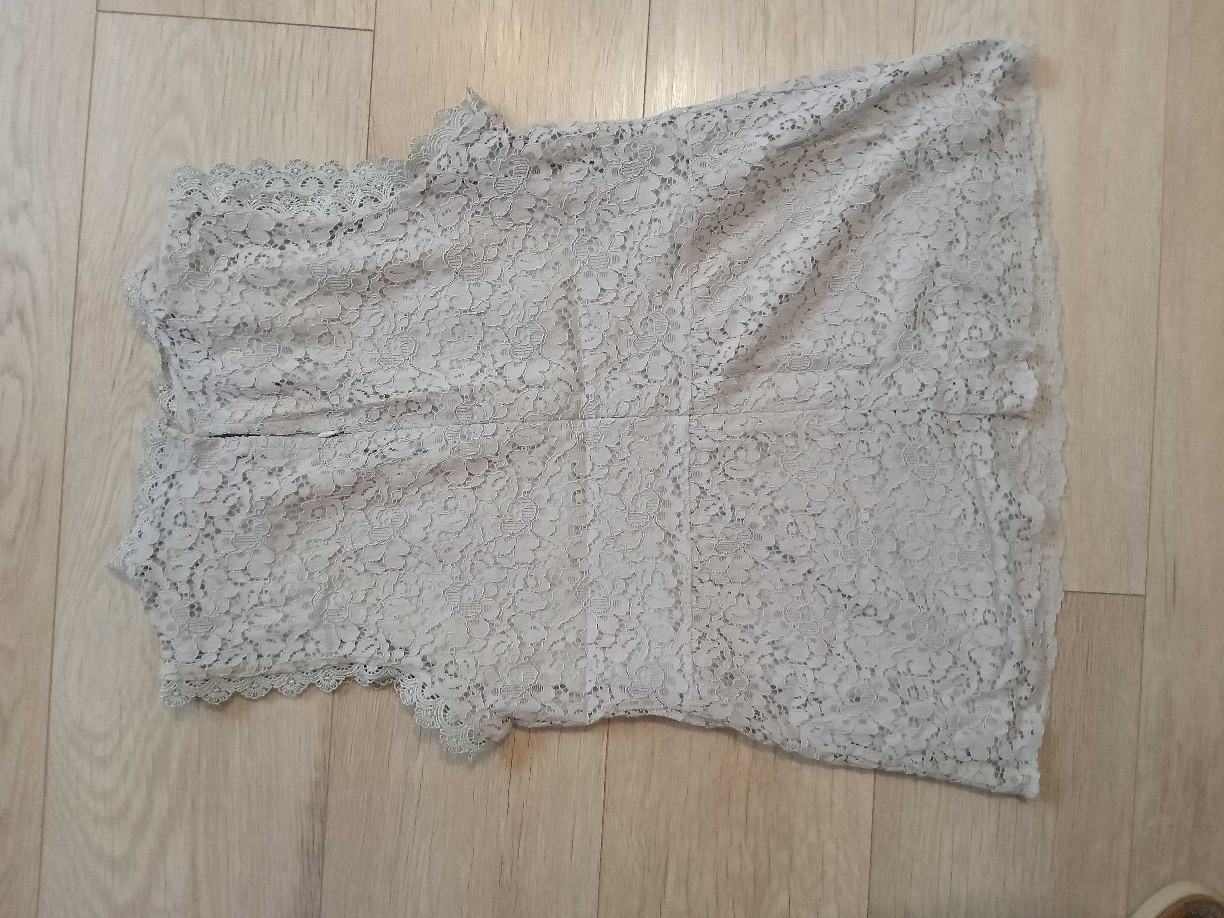 Elegancka bluzka damska koronkowa, rozm. 42