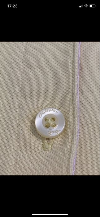 Christian Berg 42 damskie polo koszulka bluzka z kołnierzykiem żółta