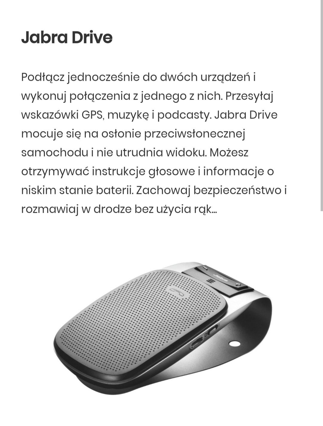 Zestaw głośnomówiący Jabra