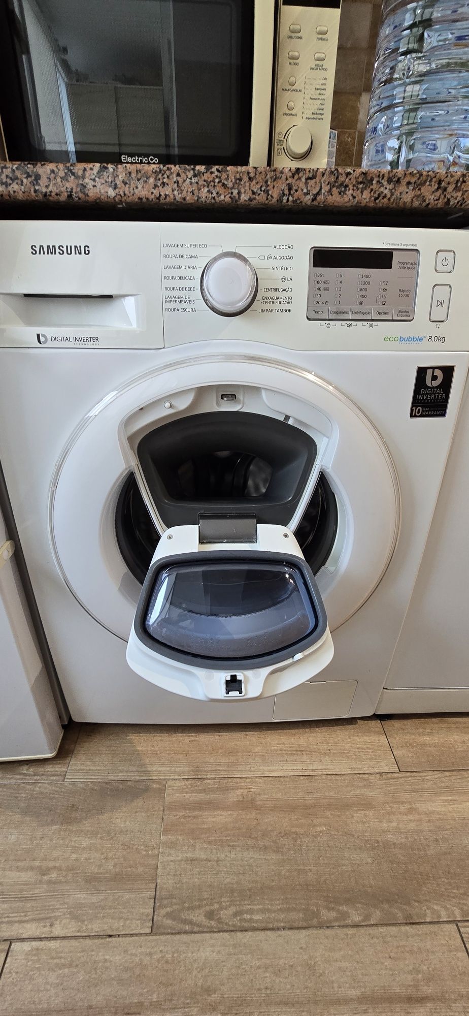 Máquina de lavar roupa Samsung 8kg ecobubble.