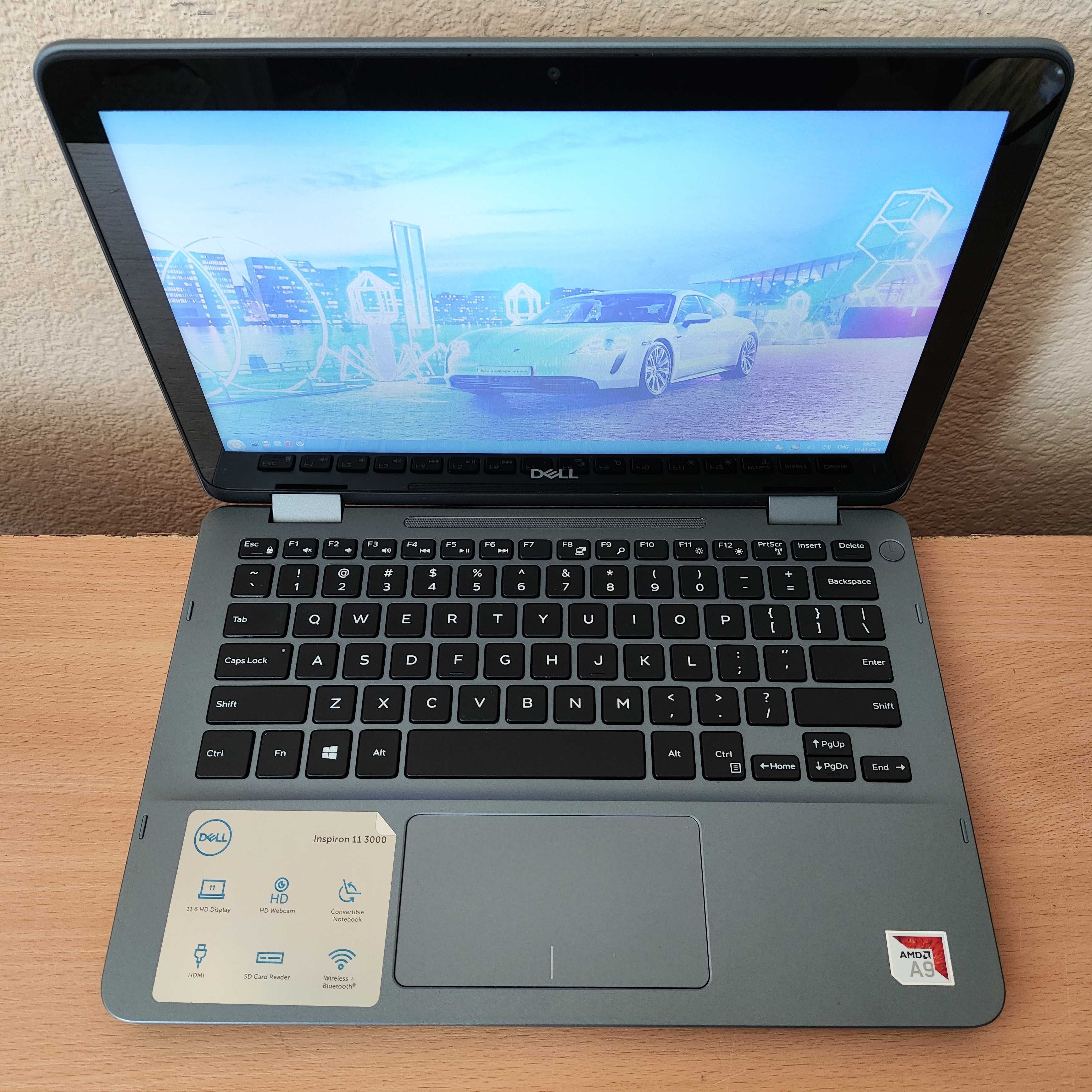 Трансформер Dell 11 3195 2-in-1 11.6”ТАЧ AMD A9-9420e/4Gb DDR4/64Gb/R5