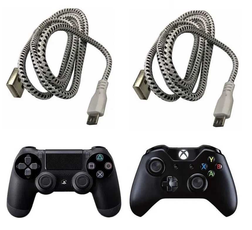 2 X Kabel Micro USB 1m Oplot MicroUSB 2.1A biały * VideoPlay Wejherowo