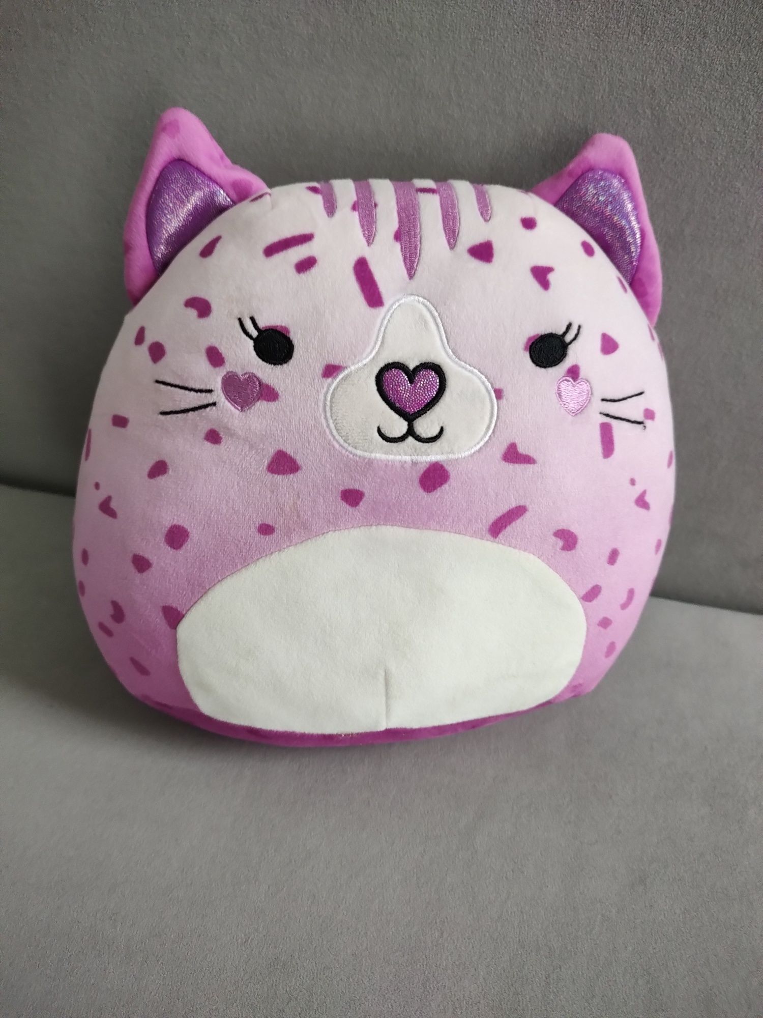 Maskotki pluszaki, krówka, kot, zebra