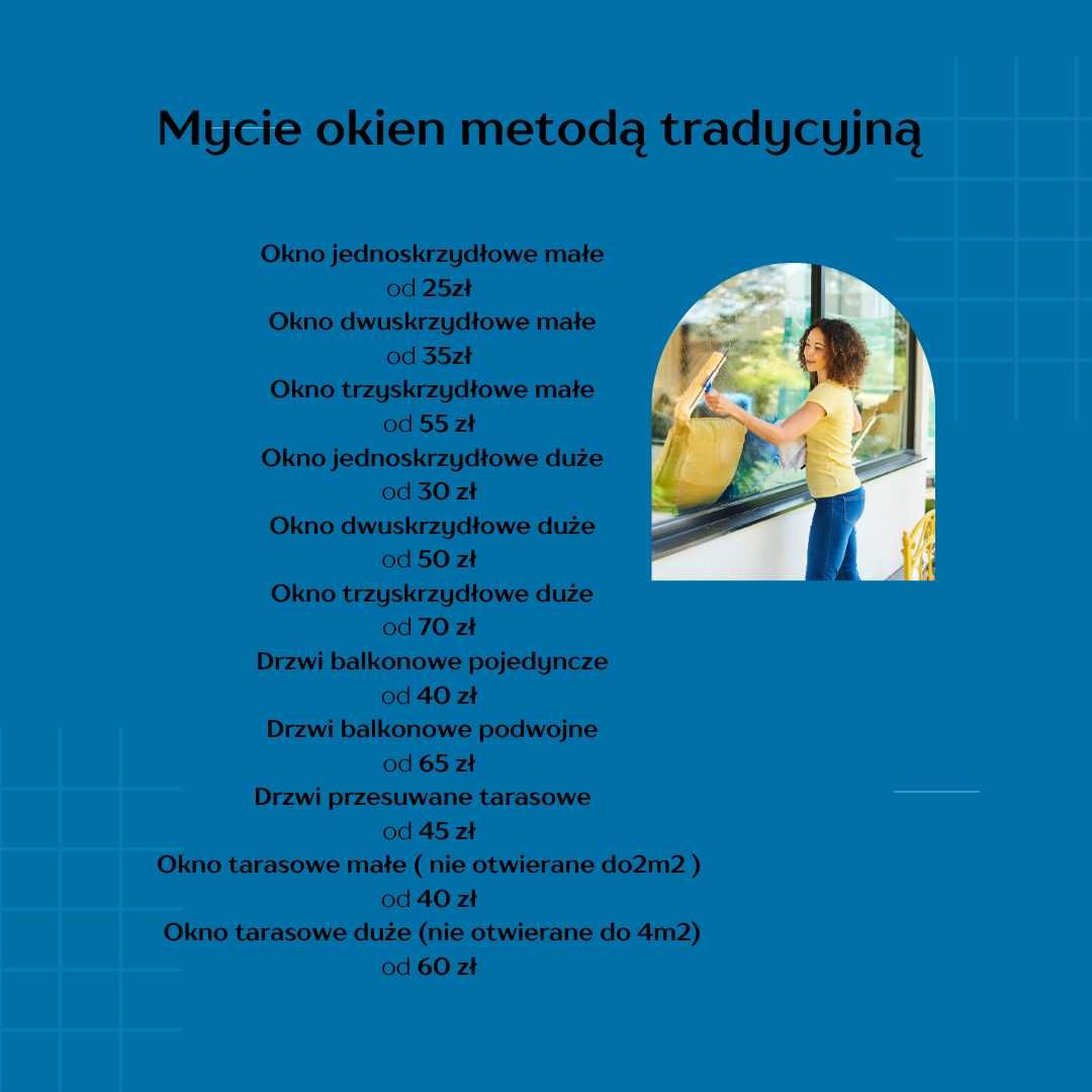 Mycie okien , witryn, przeszkleń, mycie paneli fotowoltaicznych