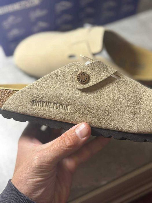 Клоги Birkenstock boston shearling шльопанці біркеншток биркенсток 38р