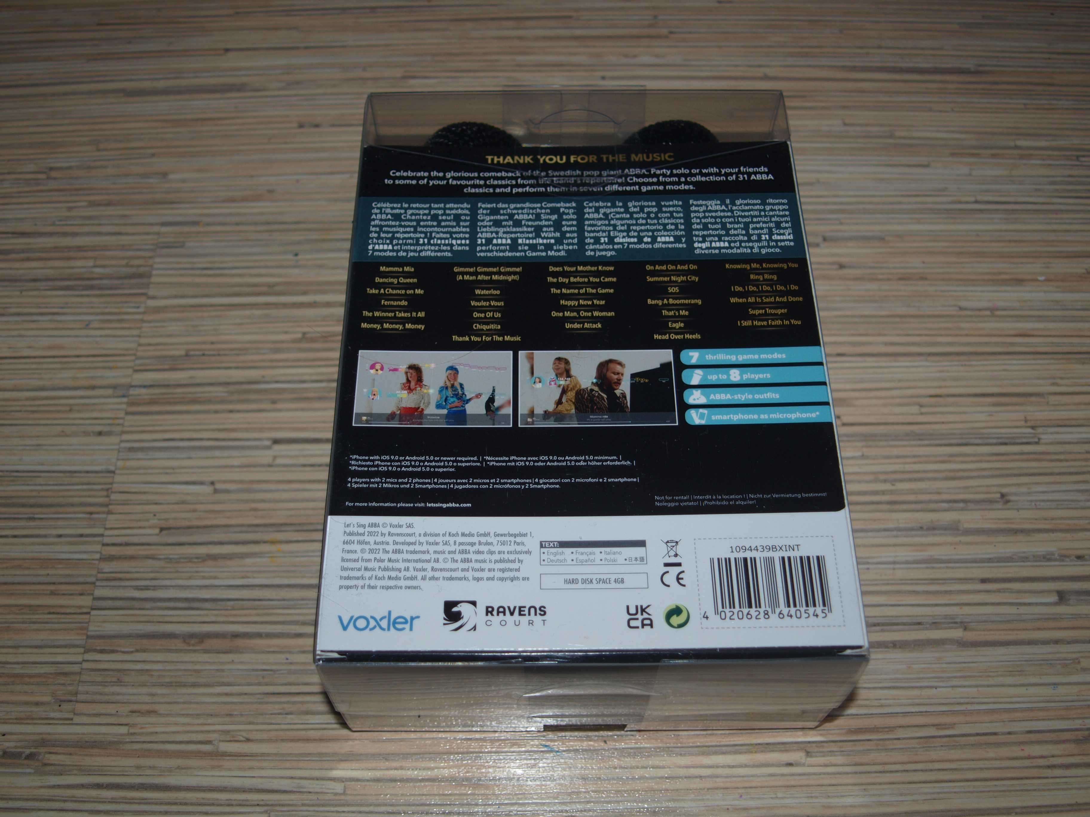 Gra Let's Sing ABBA PL + 2 Mikrofony Nintendo switch nowa we folii!!
