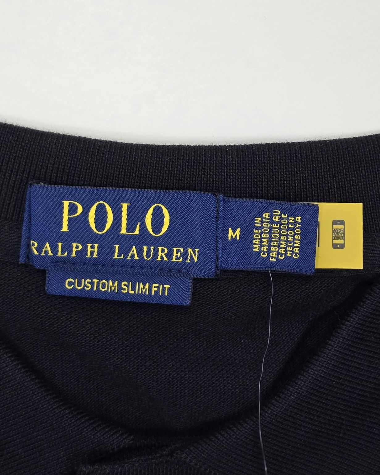 Ralph Lauren - Polo Preto 100% Algodão | Novo