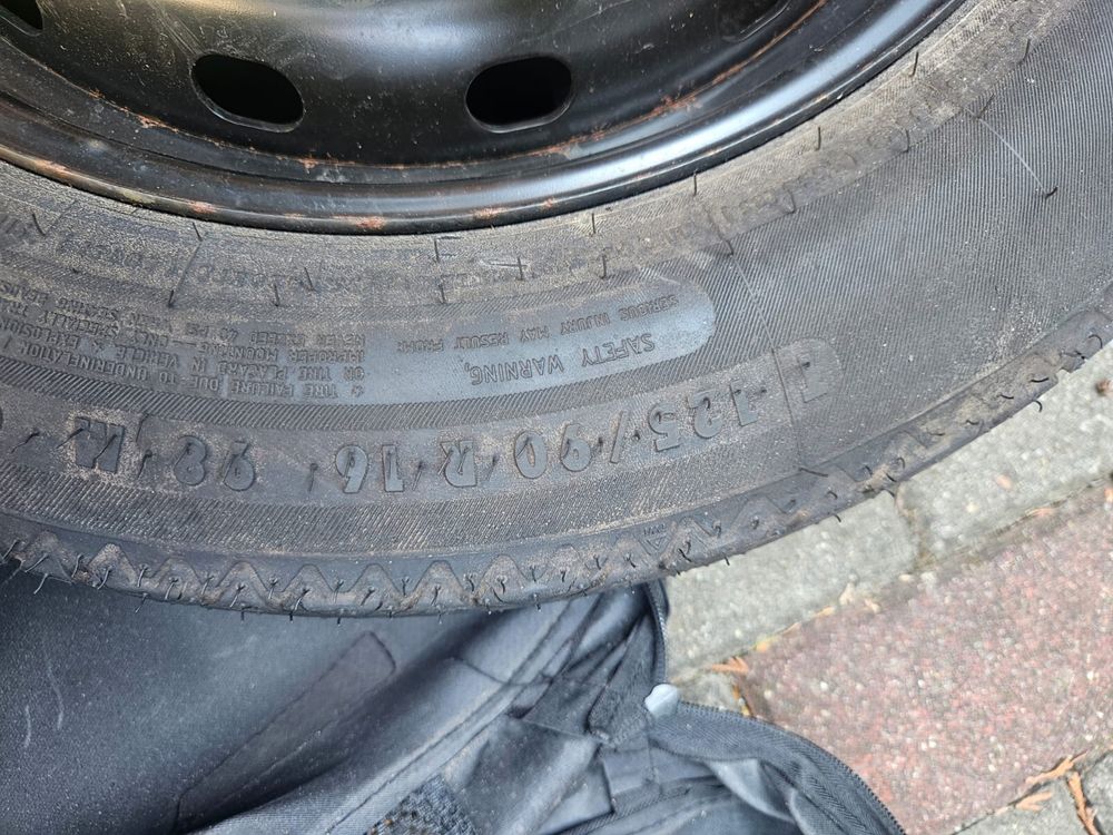 Koło dojazdowe mercedes w203 125/90R16
