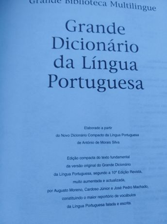Grande dicionário da Língua Portuguesa