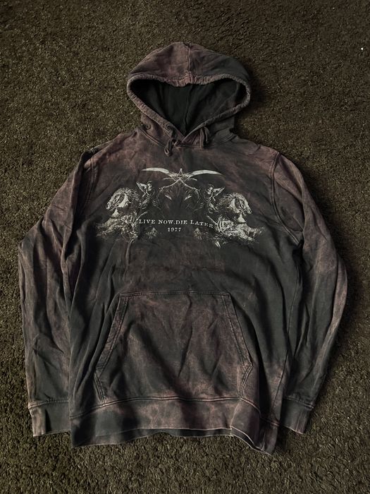 Худі Alchem з принтами / Готична кофта варенка XL gothic style