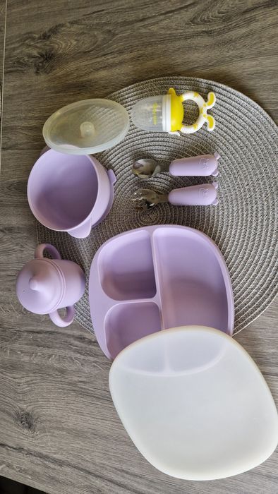Силіконовий дитячий посуд