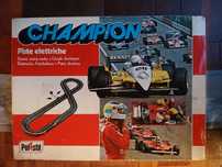 Pista elétrica de automóveis "CHAMPION" e comboio elétrico "LIMA"