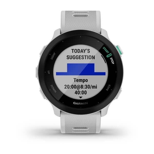 Smartwatch Garmin Forerunner 55 42mm GPS bialy