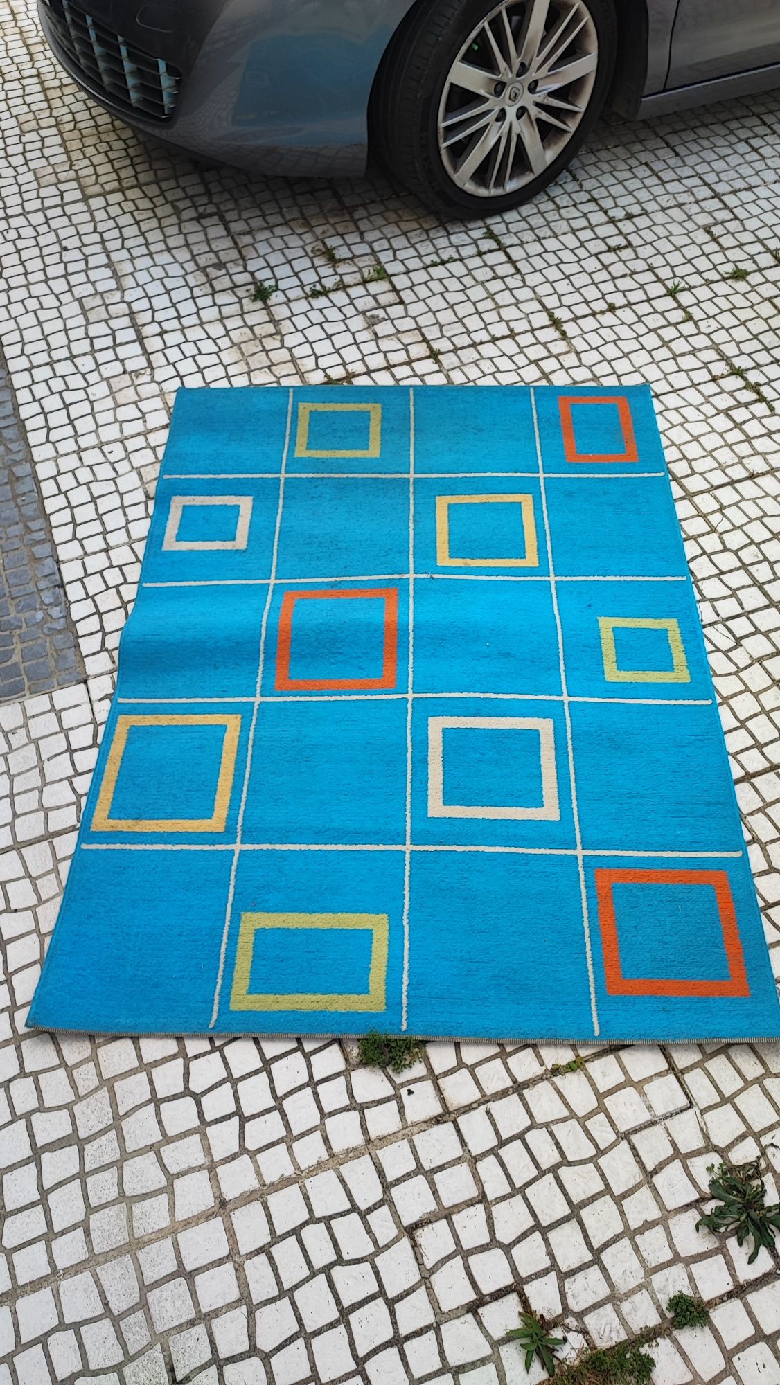 Tapete azul ikea