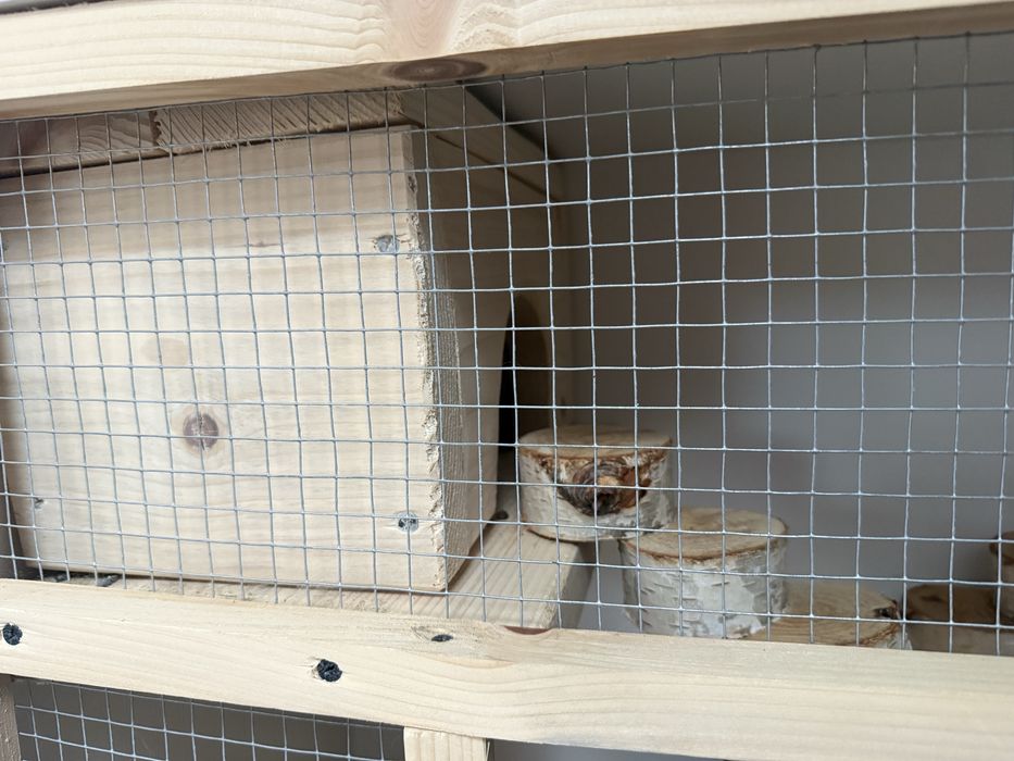 Woliera klatka dla szynszyla 100x80x40 komplet