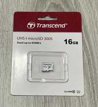 Карта памяти Transcend microSD 16GB Class 10