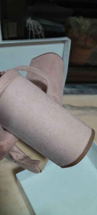 Sandalias tacao alto novas 40