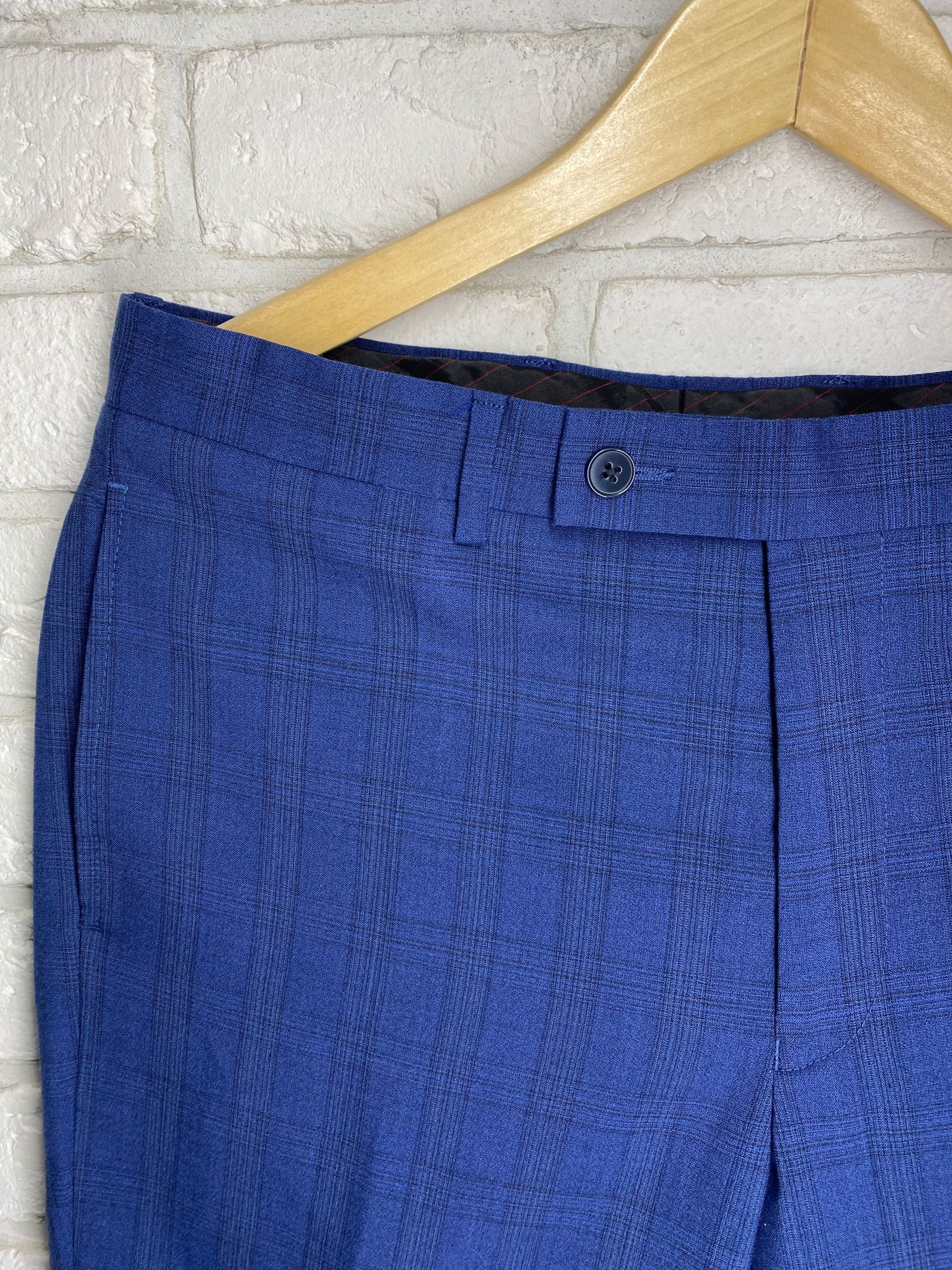 Męskie eleganckie spodnie garniturowe Calvin klein 100% wełna