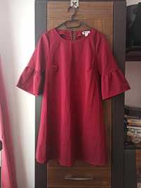 Burgundowa sukienka M bordowa sukienka M VUBU ciemna czerwień
