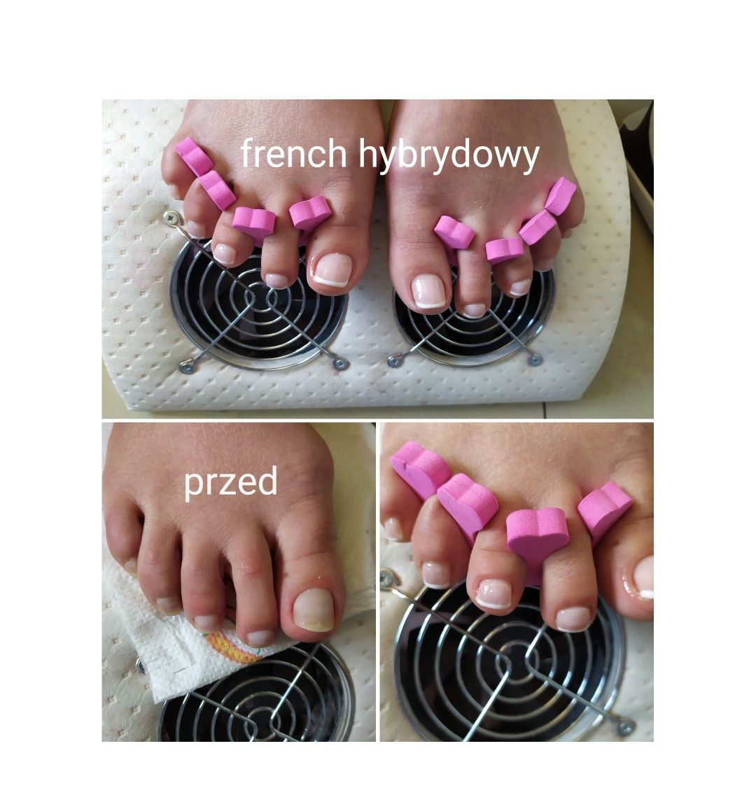 Paznokcie, manicure hybrydowy, przedłużanie żelem