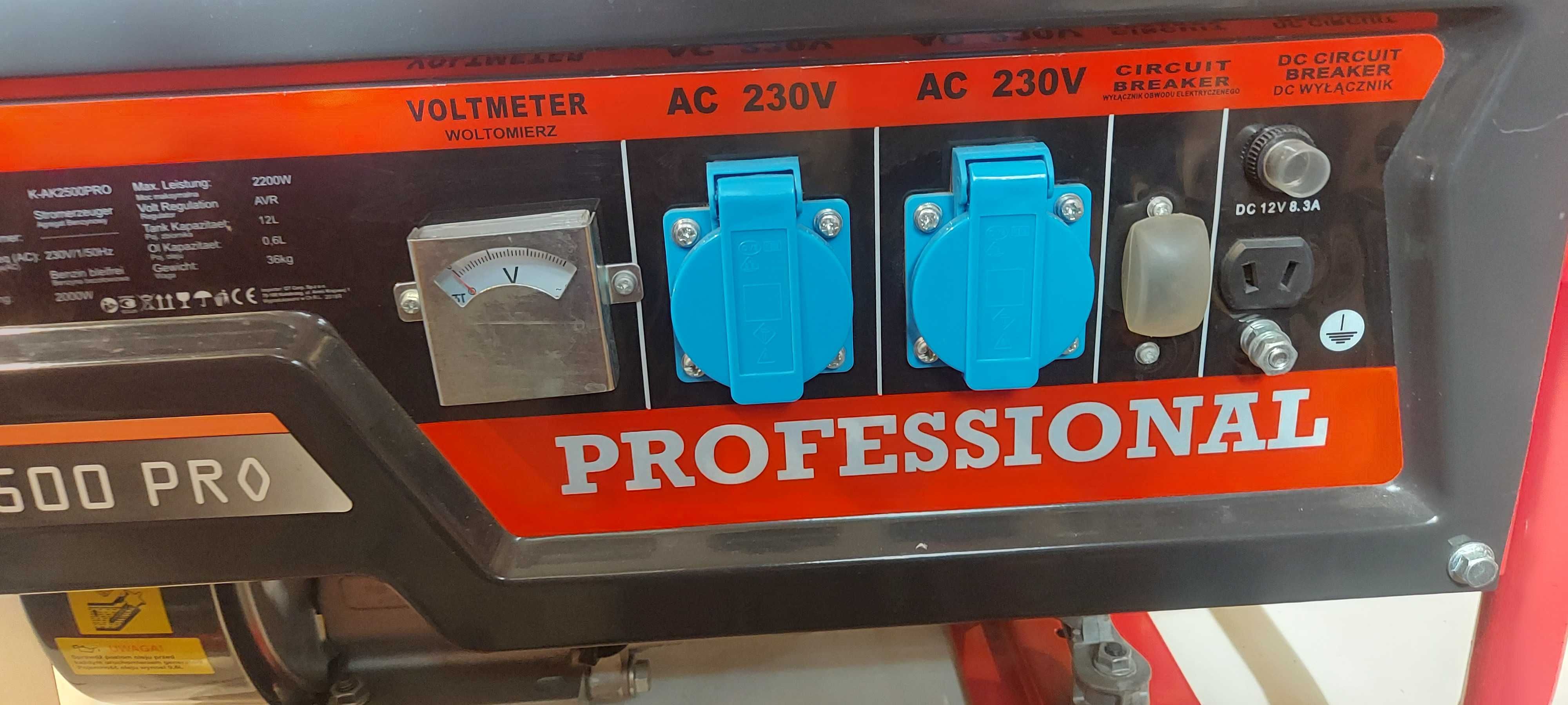 Agregat generator prądotwòrczy KALTMANN PROFESSIONAL K-AK2500 PRO