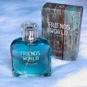Perfume de Homem Friends World- 75 ml- Lacrado