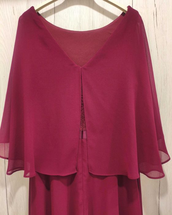 Wieczorowo - weselna , długa suknia roz. L