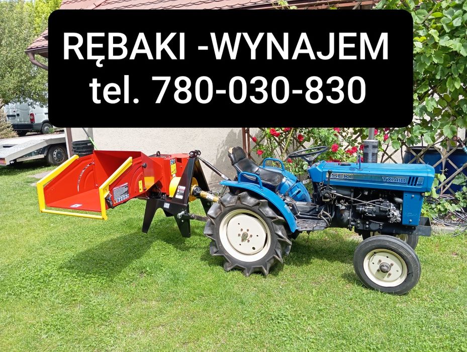 Mini Traktor + Agregat, Glebogryzarka, kosiarka . Od 80zł za godzinę.