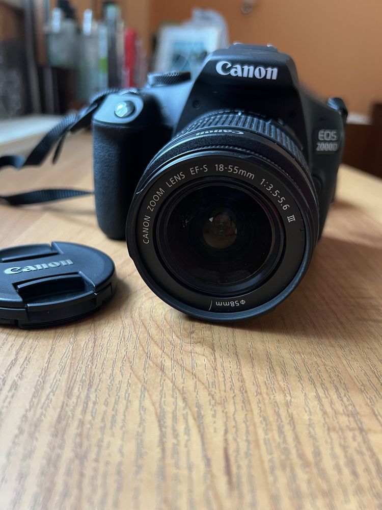 Фотоапарат Canon EOS 2000D Kit (18-55mm) DC III