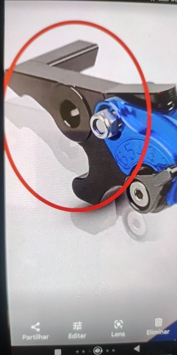 Manetes reguláveis inquebráveis para Yamaha tracer 9