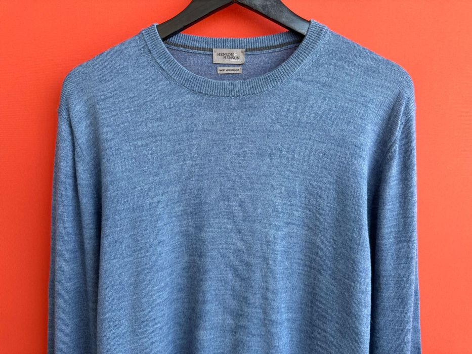 Henson & Henson Merino чоловічий світер светр джемпер кофта розмір XL