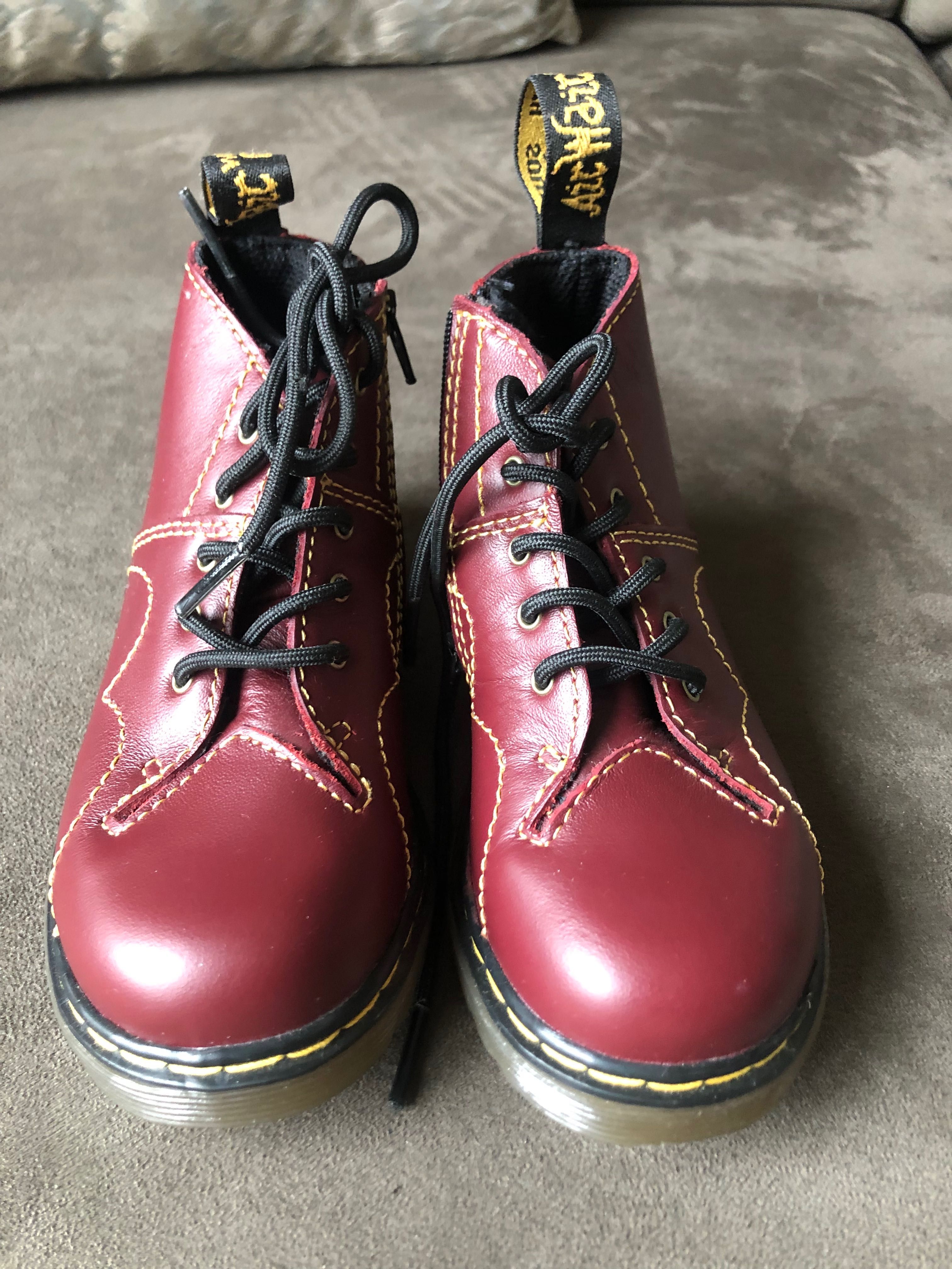 Skórzane botki dla malucha nowe rozm.26 dr Martens