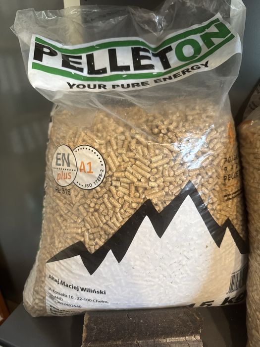 Pellet drzewny GREEN, Wood pellet, Husky, Pelleton wysoka jakość A1