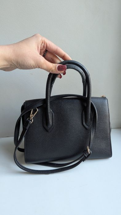 Сумка Furla оригінал шкіра сафьяно + фірмовий брелок