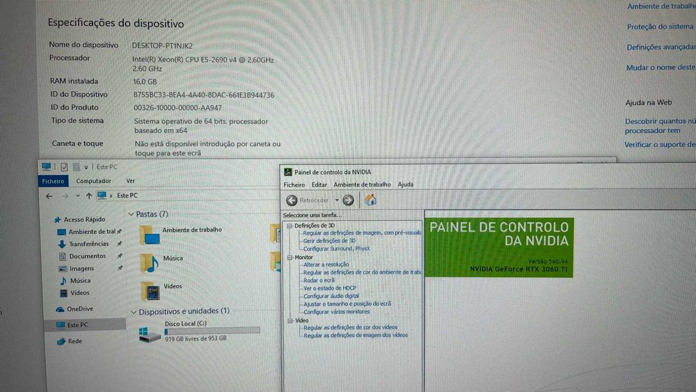 PC Gaming | Intel Xeon E5-2690 V4 | RTX 3060 Ti | 16GB RAM | 1TB SSD