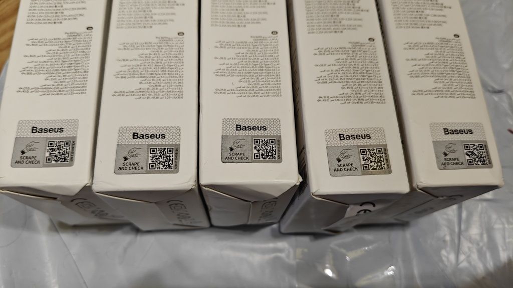 Зарядка Baseus 65W GaN 5 Pro белая + кабель 100w (варианты в описании)