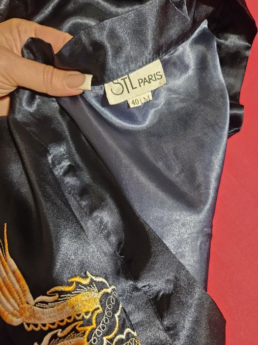 Натуральний шовк халат кімоно чоловічий жіночий