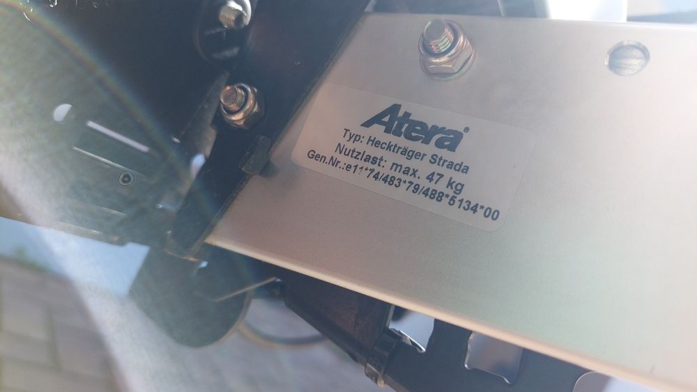 Bagażnik rowerowy na hak platforma rowerowa Atera Strada 2 rowery