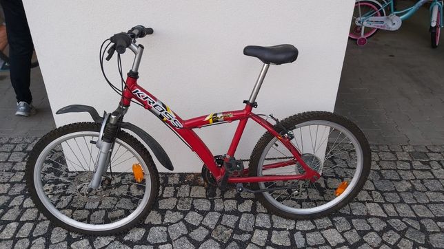 rower Kross czerwony, kola 24