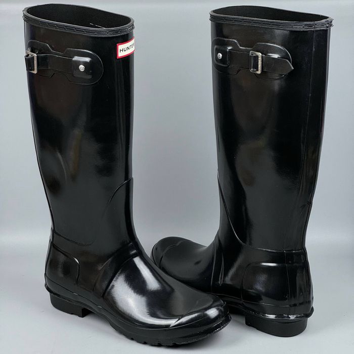 Ботинки Hunter Original Tall Gloss резиновые сапоги трекинговые горные